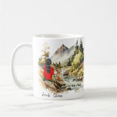 犬母 コーヒーマグカップ (左)