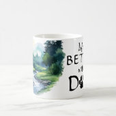 犬母 コーヒーマグカップ (中央)