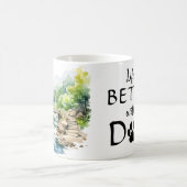 犬母 コーヒーマグカップ (中央)