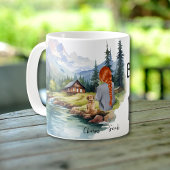 犬母 コーヒーマグカップ