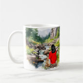 犬母 コーヒーマグカップ (左)