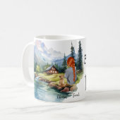 犬母 コーヒーマグカップ (正面左)