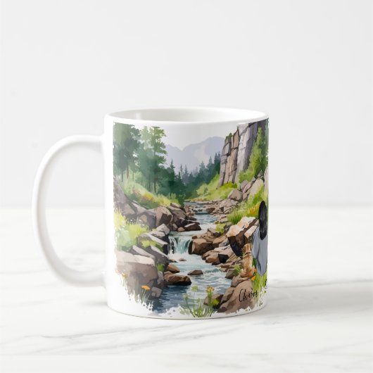 犬母 コーヒーマグカップ (左)