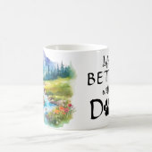 犬母 コーヒーマグカップ (中央)