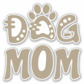 犬母 シール (正面)