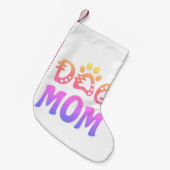 犬母 スモールクリスマスストッキング (正面 (吊り時))