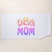 犬母 ビーチタオル (正面)