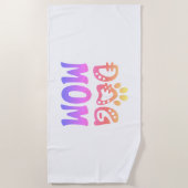 犬母 ビーチタオル (正面)