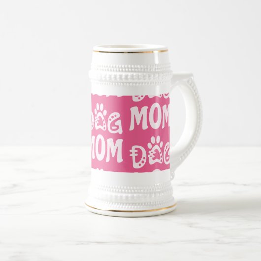 犬母 ビールジョッキ (正面右)