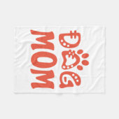 犬母 フリースブランケット (正面(横))