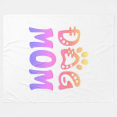 犬母 フリースブランケット (正面(横))