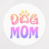 犬母 ラベル (デザイン1)