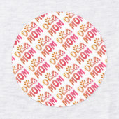 犬母 ラベル (デザイン1)