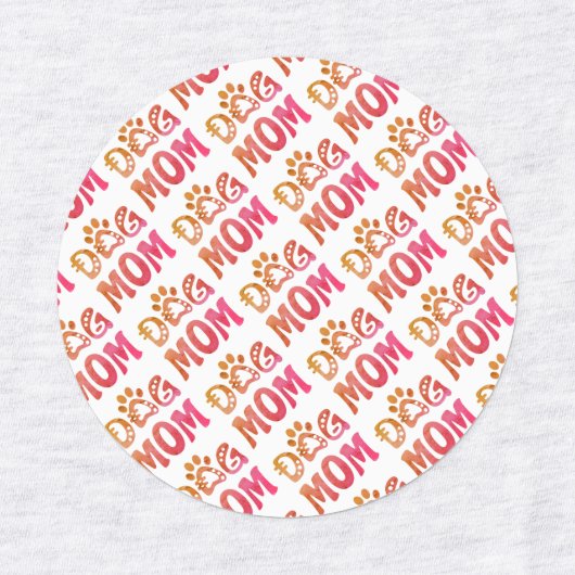 犬母 ラベル (デザイン2)