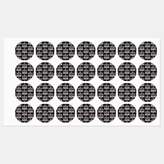 犬母 ラベル (シート)