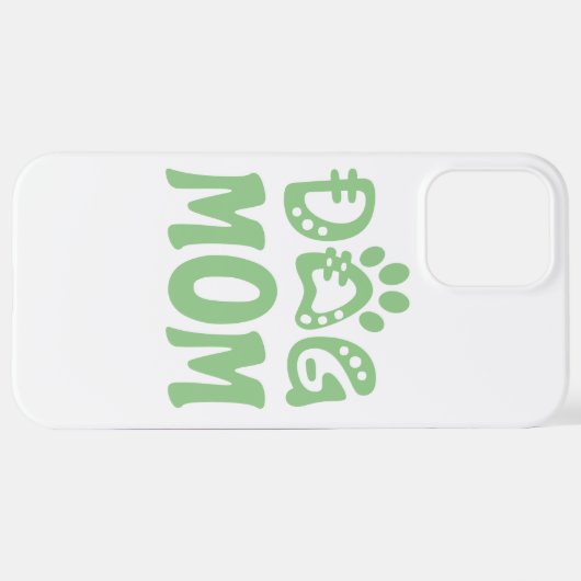 犬母 iPhoneケース (裏面横)