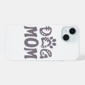 犬母 iPhone 15ケース (裏面横)
