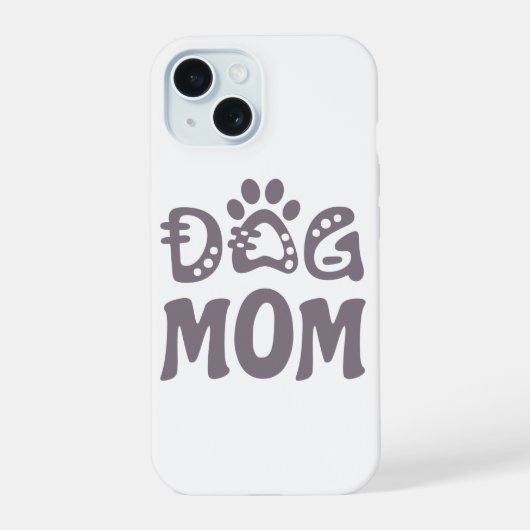 犬母 iPhone 15ケース (裏面)
