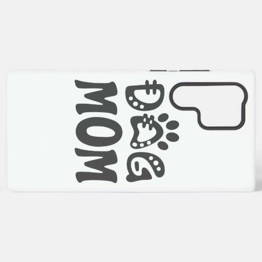 犬母 SAMSUNG GALAXYケース (裏面横)