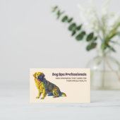 犬気にグルーミングQR 名刺 (スタンド正面)