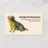 犬気にグルーミングQR 名刺 (正面)