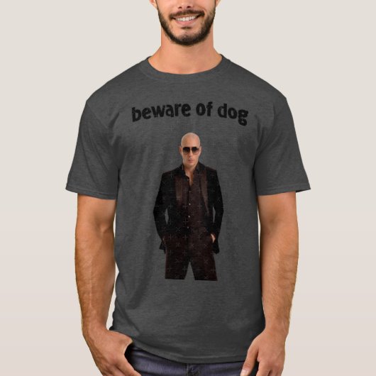 犬注意ギフト Tシャツ (正面)