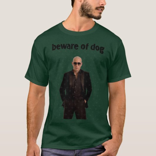 犬注意 Tシャツ (正面)