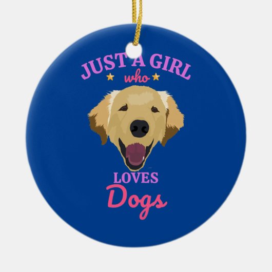 犬派の女の子を愛する少女へ|過去記事 セラミックオーナメント (正面)