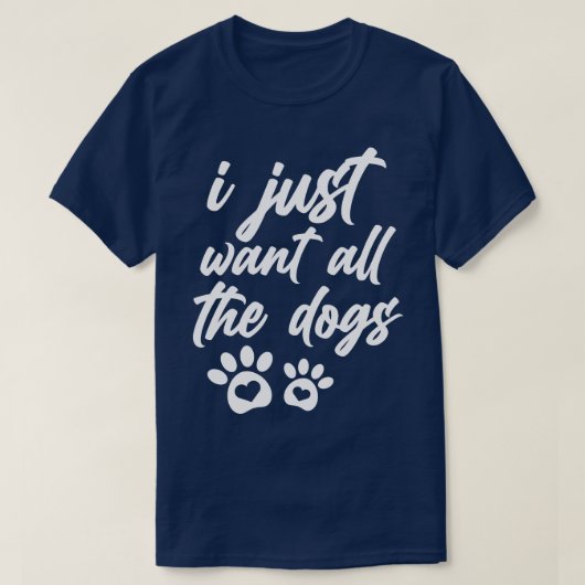 犬派の愛犬ジャンパーが欲しいだけ Tシャツ (デザイン正面)