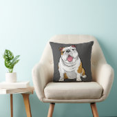 犬派|英国のブルドおもしろいッグ犬の子犬の贈り物 クッション (椅子)