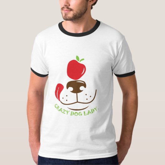 犬熱狂するの女 Tシャツ (正面)