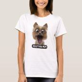 犬熱狂する母 – 犬熱狂する Tシャツ (正面)