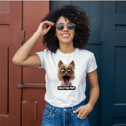 犬熱狂する母 – 犬熱狂する Tシャツ