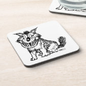 犬熱狂する コースター (左側)