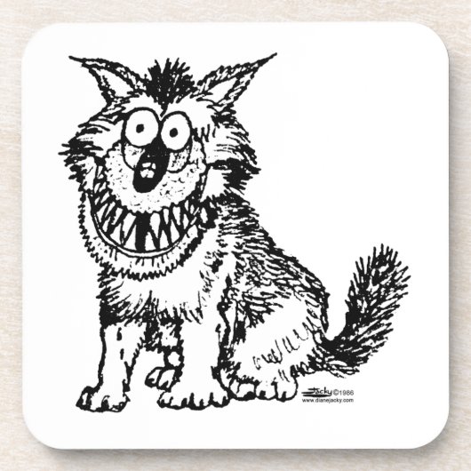 犬熱狂する コースター (正面)