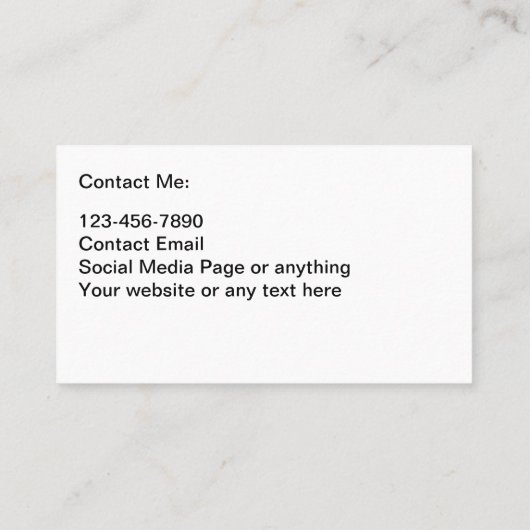 犬犬トレーナーモダン名刺 名刺 (裏面)