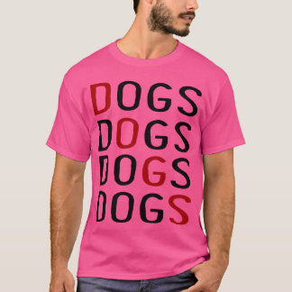 犬犬レトロな友人 Tシャツ