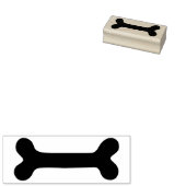 犬独身の骨 ラバースタンプ (押印)