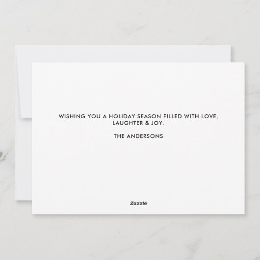 犬猫の子猫の暖炉クリスマスホリ シーズンカード (裏面)