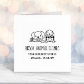 犬猫ウサギ獣医アニマルクリニックの住所 セルフインキングスタンプ