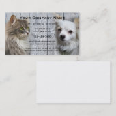 犬猫ペットグルーミングサロン名刺 名刺 (正面/裏面)