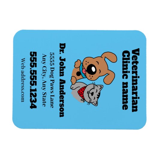 犬猫ペットケア用業務磁石 マグネット (横)