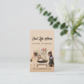 犬猫ペットシーティングサービス名刺 名刺 (スタンド正面)