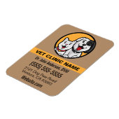 犬猫ペットフォトマグネット マグネット (左側)