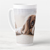 犬猫写真ギフト カフェラテマグ (左アングル)