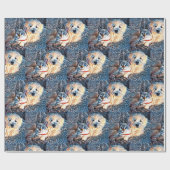 犬猫好き ラッピングペーパー (フラット)