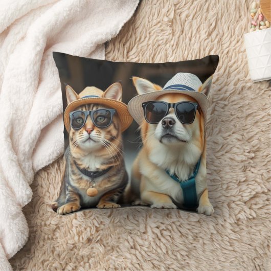 犬猫小枕 クッション (ブランケット)