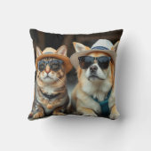 犬猫小枕 クッション (裏面)