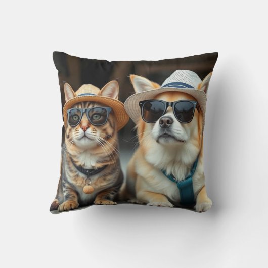 犬猫小枕 クッション (裏面)