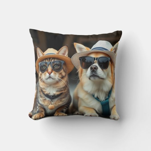 犬猫小枕 クッション (正面)